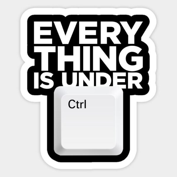 Everything is under Ctrl sticker