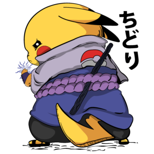 Sasuke Pikachu Sticker