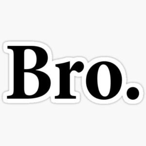 BRO Sticker