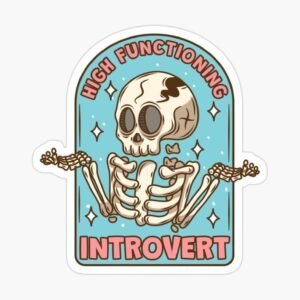 Introvert sticker