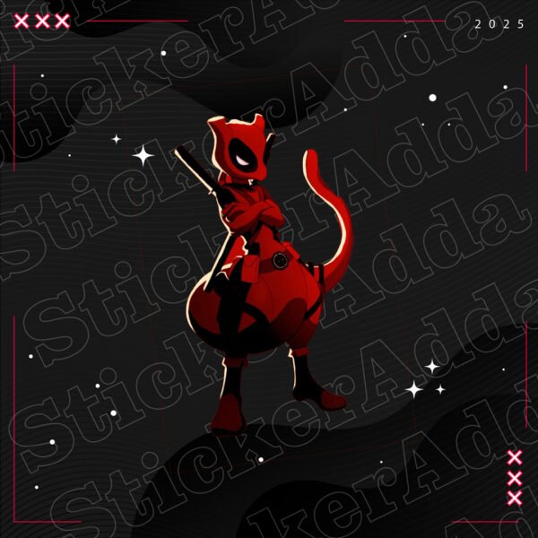 Mewtwo pokemon sticker