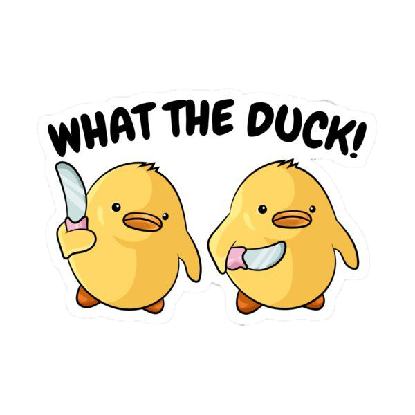 What the Duck Sticker