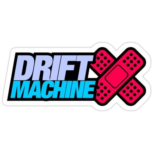 Drift machine Sticker