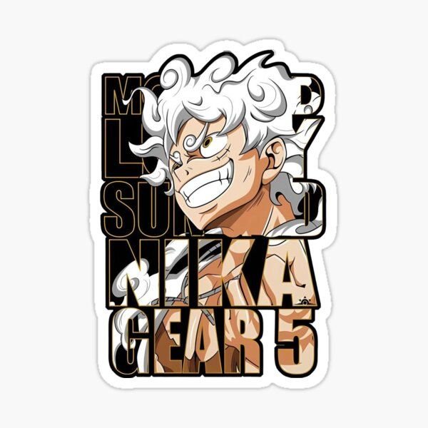 Luffy Nika Gear 5 Sticker