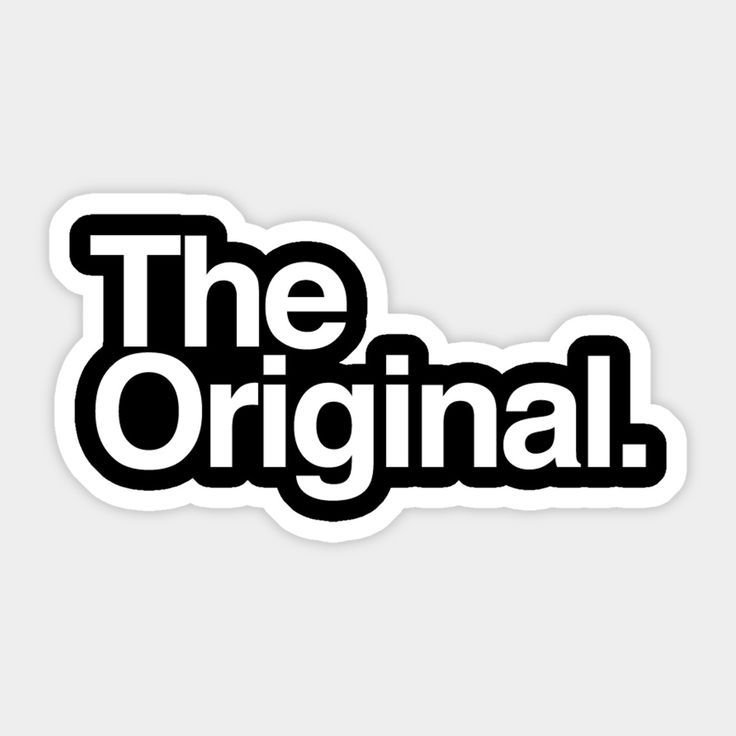 The Original Sticker