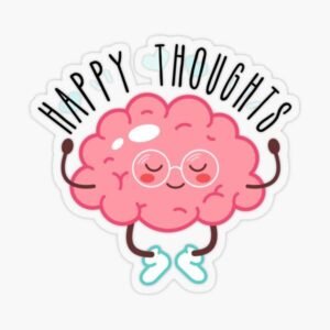 Happy Thoughts Sticker