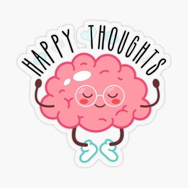 Happy Thoughts Sticker