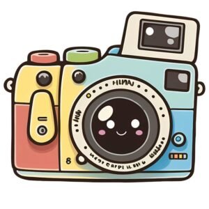 Cute Cartoon Camera Sticker