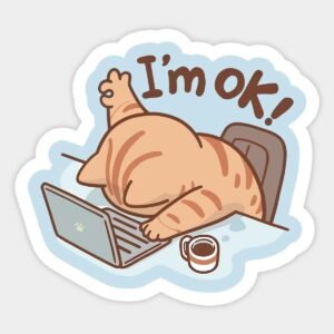 I'm Ok Sticker